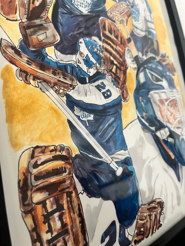 Toronto Maple Leafs Goalie Art - photo 5