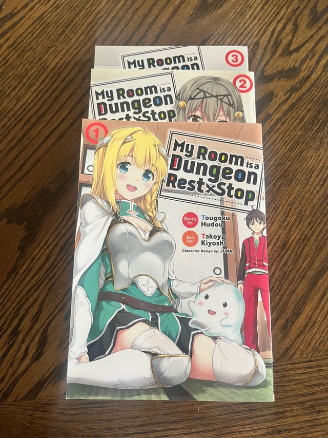 Manga Books - My Room is a Dungeon Rest Stop - Books 1-3