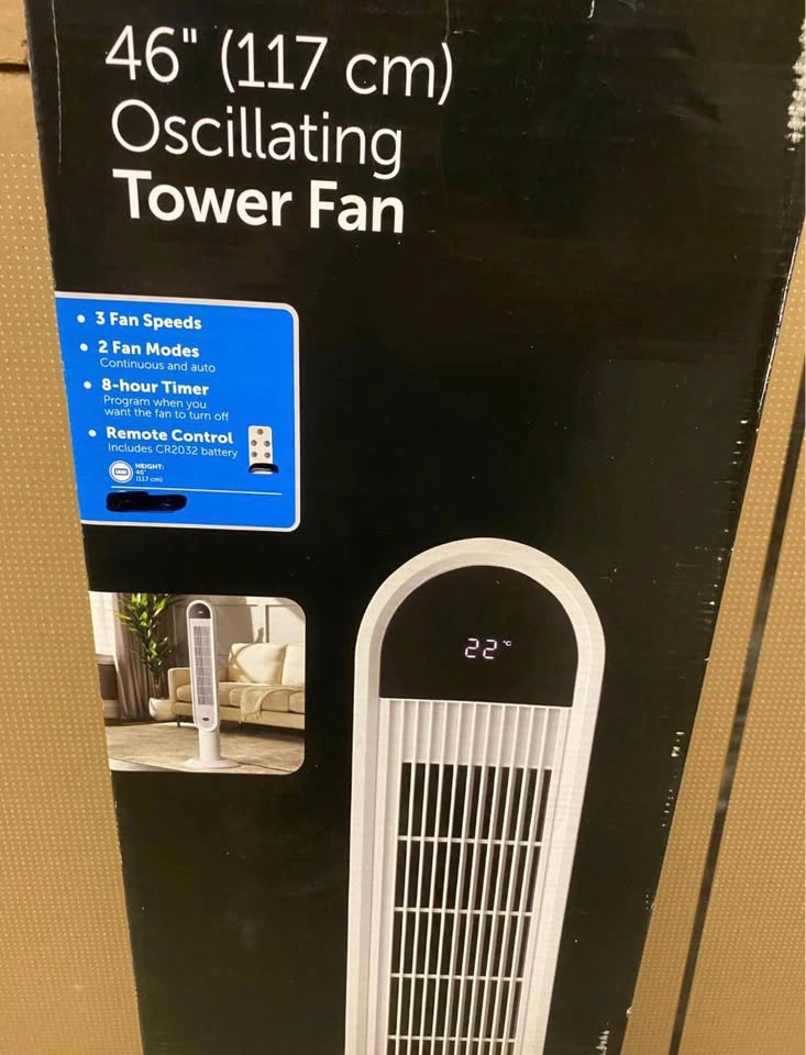 46" (117 cm) Oscillating Tower Fan - photo 2