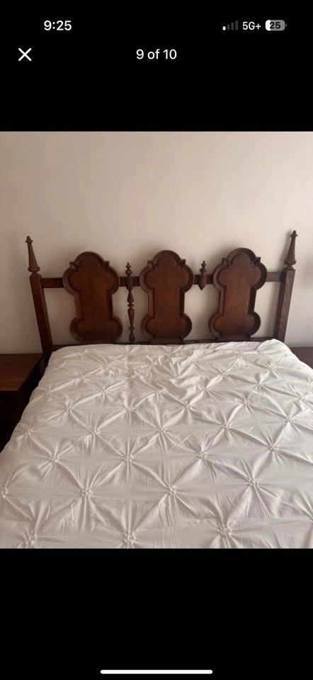 Double bed (steel frame + headboard) - photo 3