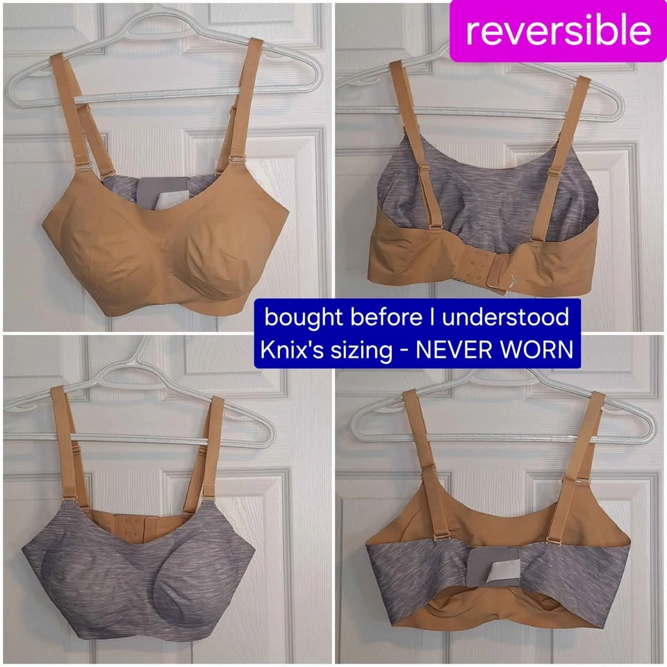 Knix Evolution Padded Bra - NEW - adjustable/reversible size 6 - photo 3