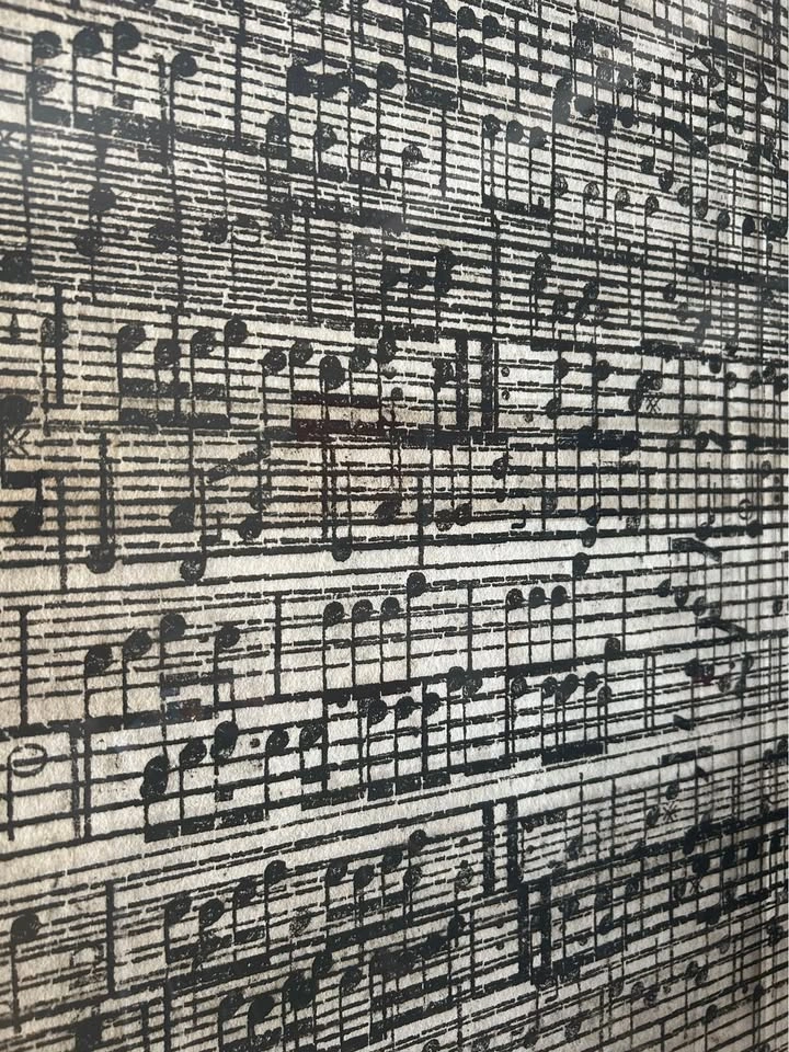 Sheet Music on Parchment Wall Art - photo 4