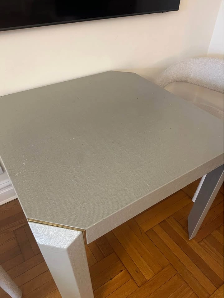 Linen Wrapped Card Game Table - photo 3
