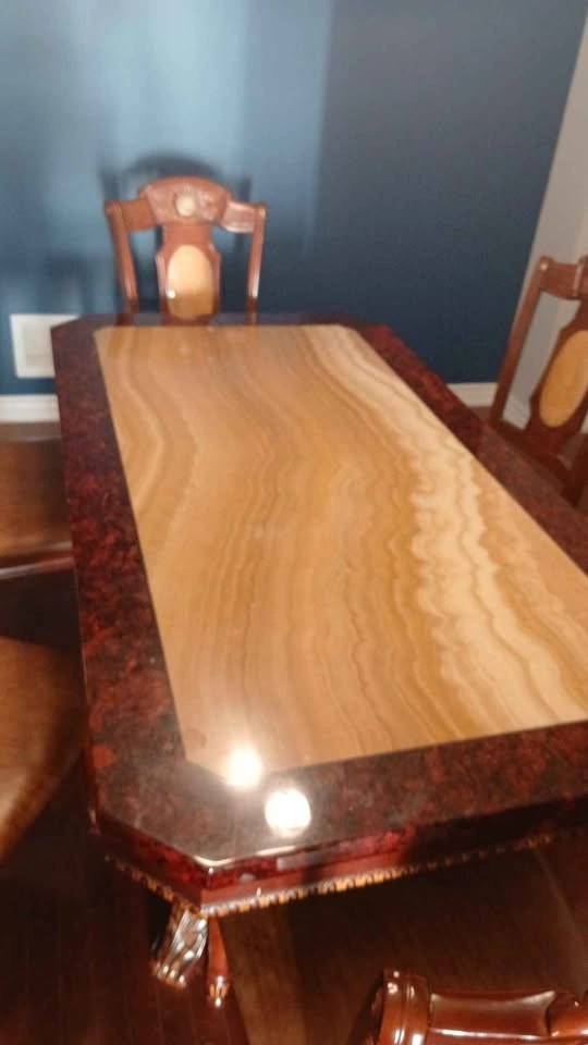 Dinning table and 6 chairs - photo 4
