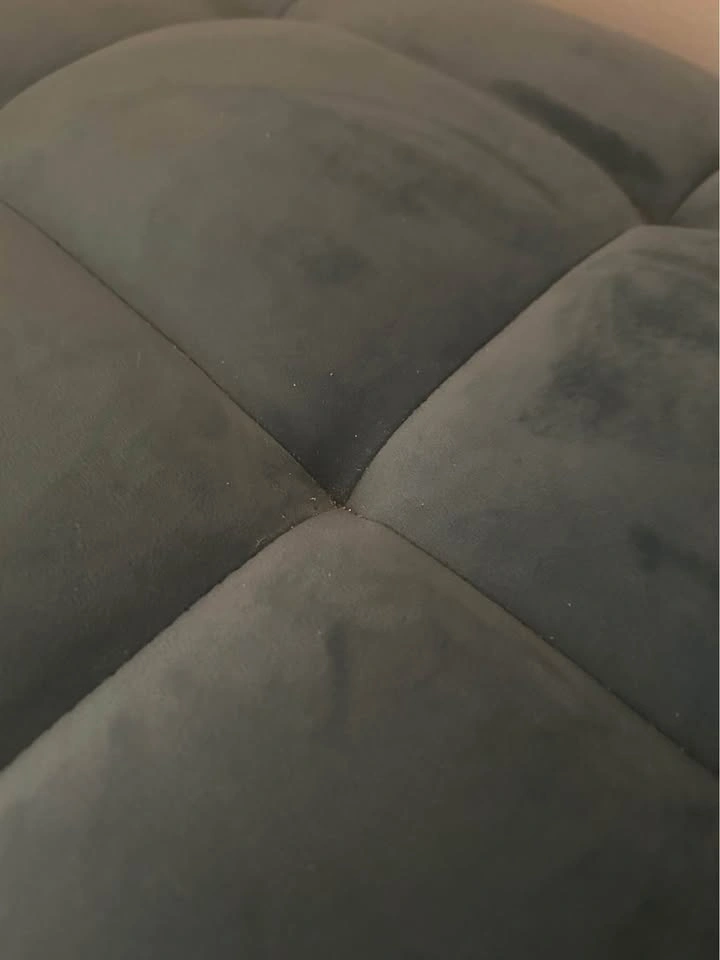 Bloomingdale’s Turquoise Velvet Bench - photo 5