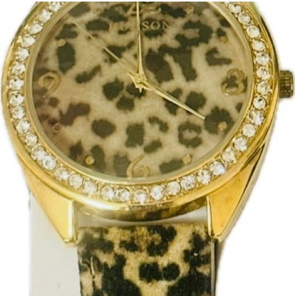 NWT Hudson Leopard Print Watch with Gold Accents - photo 5