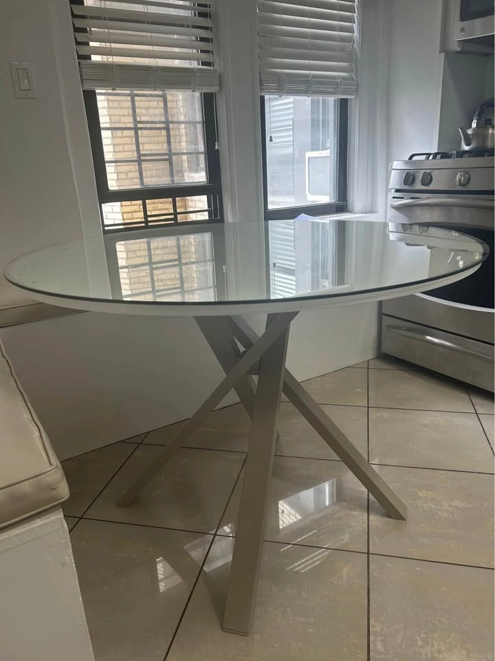 Glass Top Table with Metal Legs - photo 5