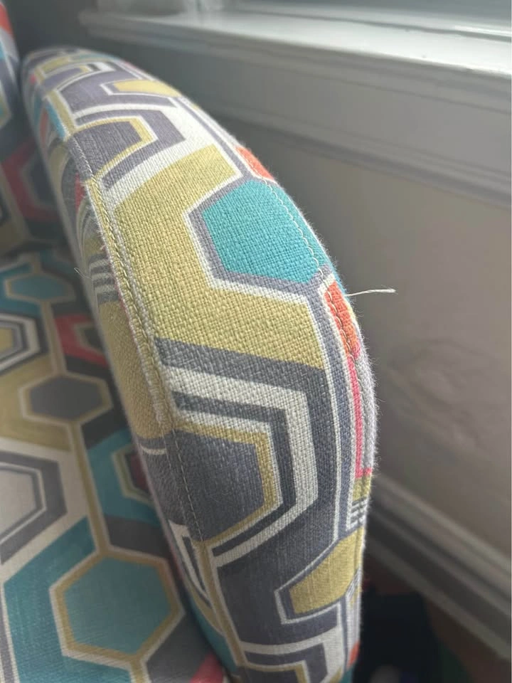 Colorful Geometric Arm Chair - photo 4
