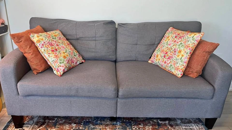 Modern Grey Sofa / Loveseat – Excellent Condition
