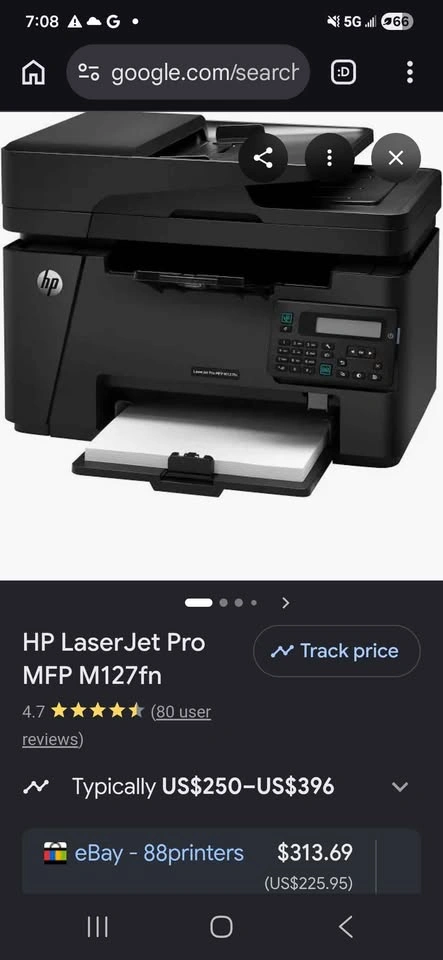 HP LaserJet Pro MFP M127fn Printer - photo 3