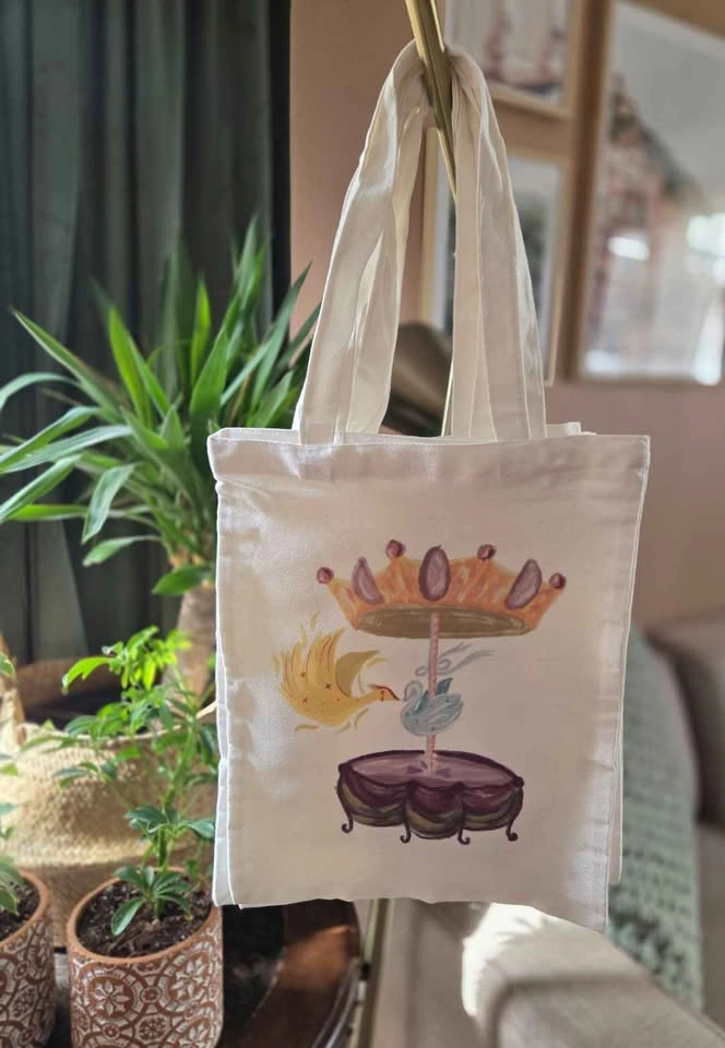 Hand-painted Canvas Tote Bags - Multiple Designs - photo 3