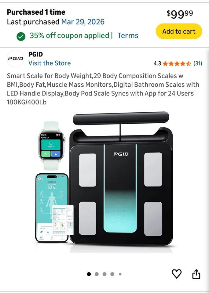 Smart body composition scale - photo 3