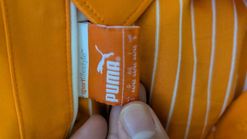 Puma orange white pink striped - photo 3
