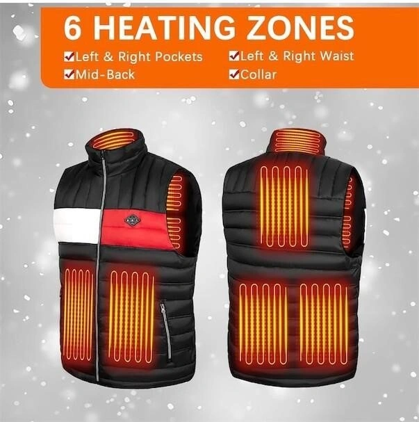 TKVOAOX Men's Heated Vest with 7.4V Battery Pack - photo 2