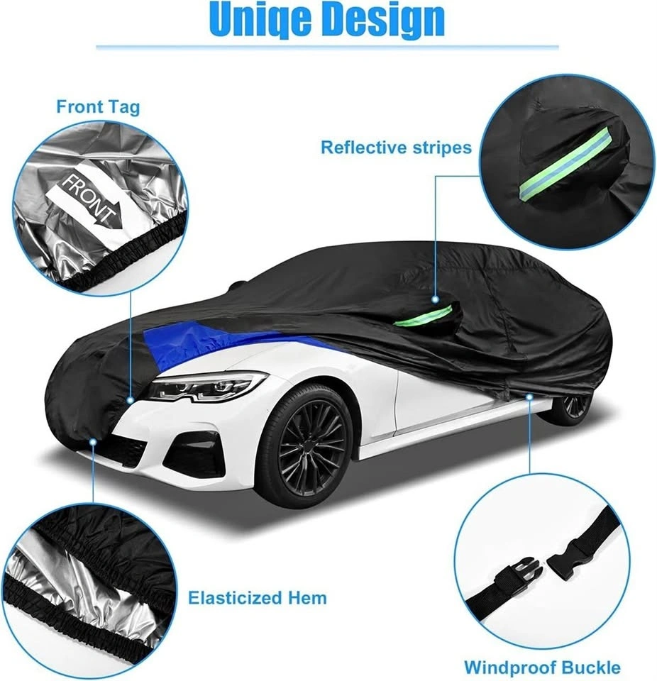 X AUTOHAUX 3L Car Cover 178-185" Waterproof All Weather