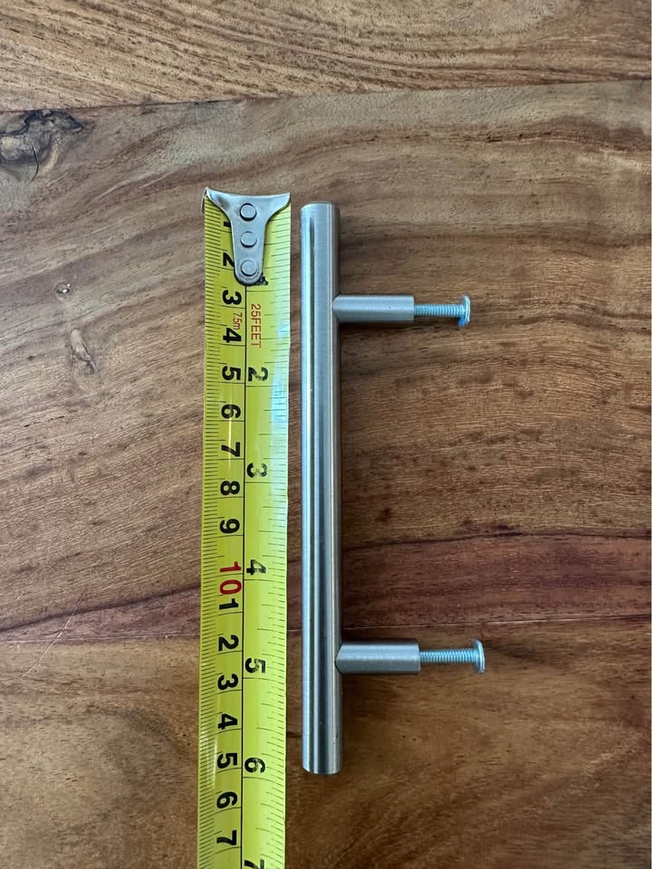 Stainless Steel T-Bar Cabinet Pulls — Brushed Nickel (lot of 19) - photo 5