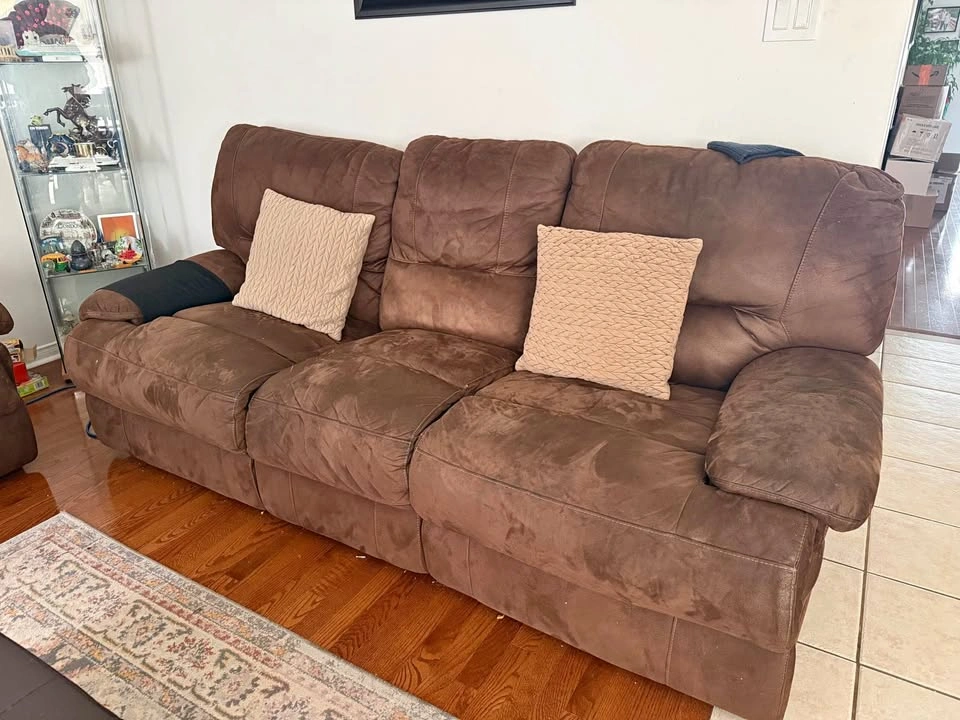 Recliners 3 seater - set of two