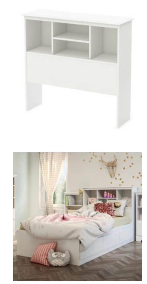Collesta kids twin bed with drawers, headboard and mattress - photo 2