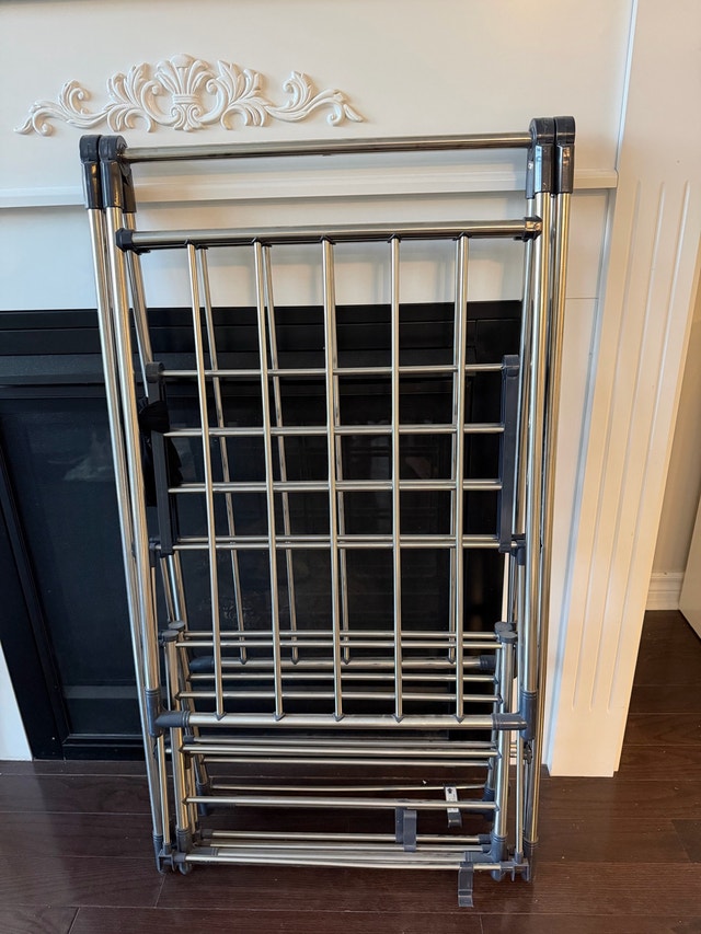 Stainless Steel Foldable Clothes Drying Rack - photo 2