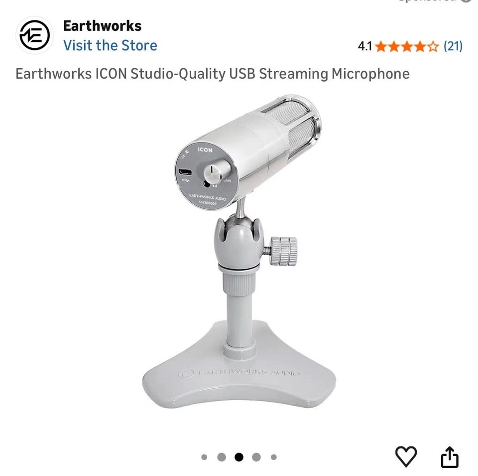 Earthworks ICON Studio-Quality USB Streaming Microphone - photo 2