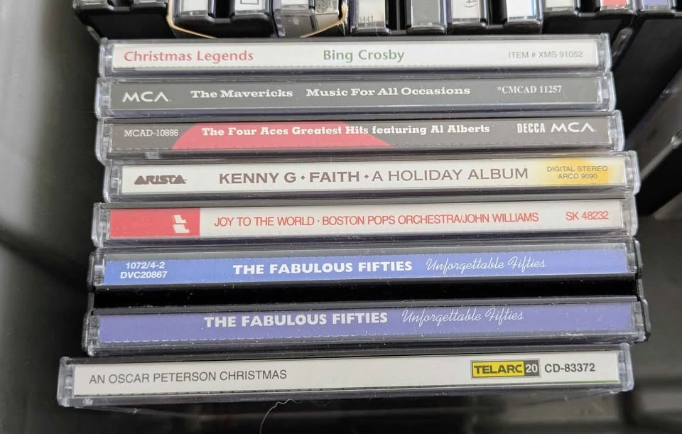 CD Collection and grey crate - photo 4