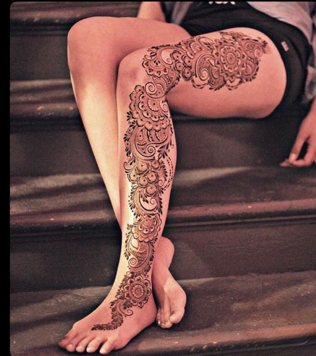 Beach Tattoo Henna Designs - photo 3