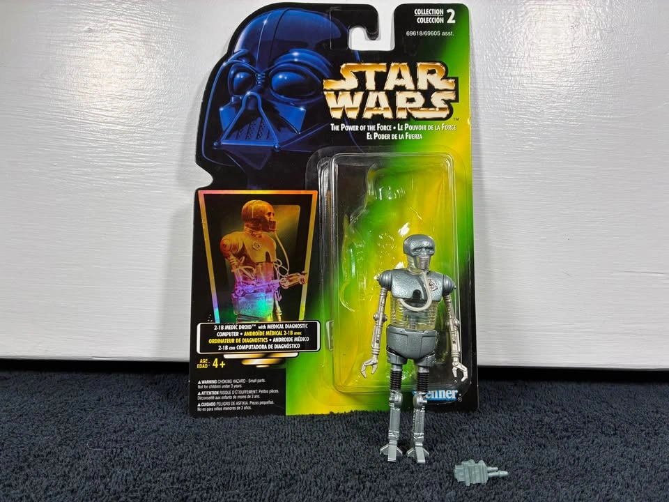 Lot of 3 1990’s Star Wars POTF Kenner 3.75” Action Figures - photo 4