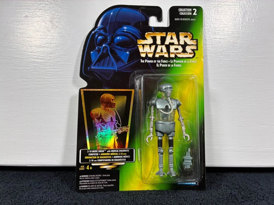 Lot of 3 1990’s Star Wars POTF Kenner 3.75” Action Figures - photo 5