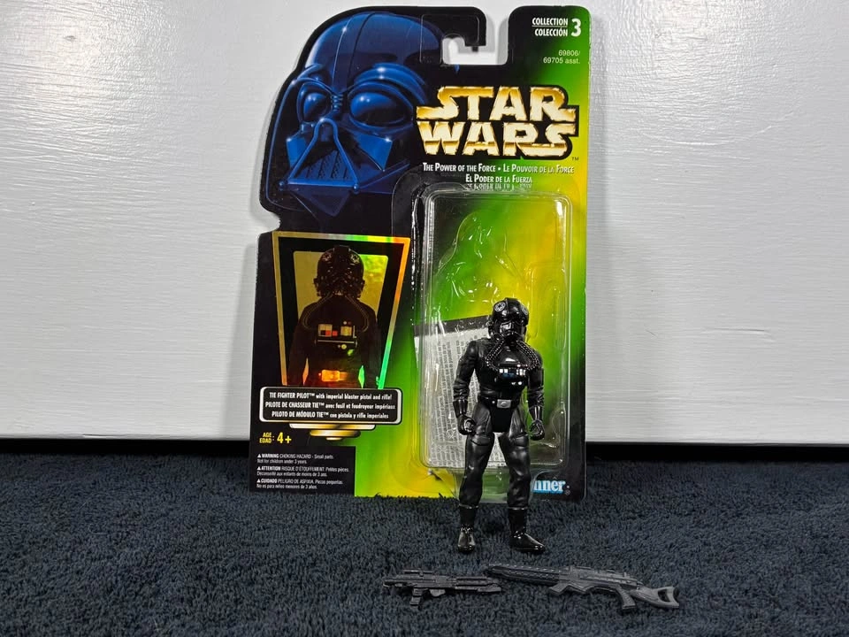 Lot of 3 1990’s Star Wars POTF Kenner 3.75” Action Figures - photo 2
