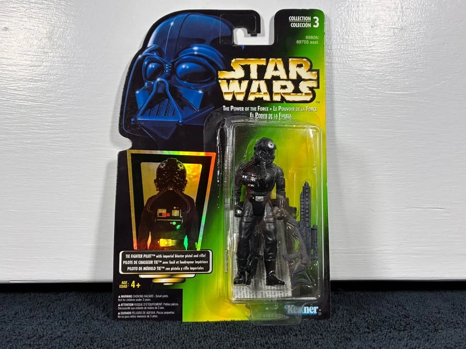 Lot of 3 1990’s Star Wars POTF Kenner 3.75” Action Figures - photo 3