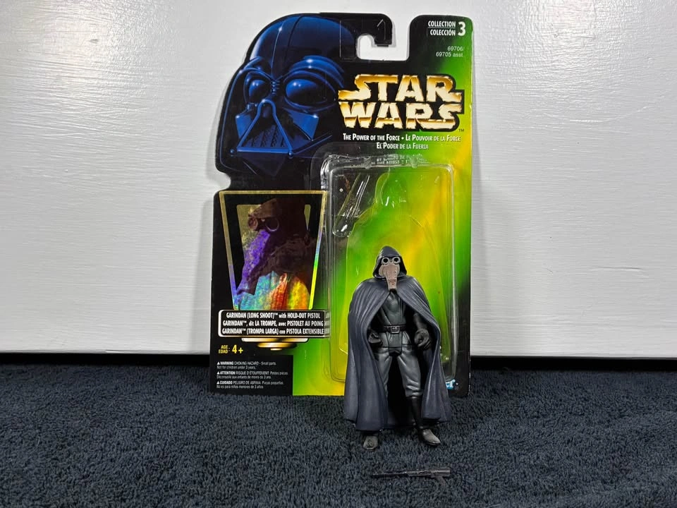 Lot of 3 1990’s Star Wars POTF Kenner 3.75” Action Figures - photo 4