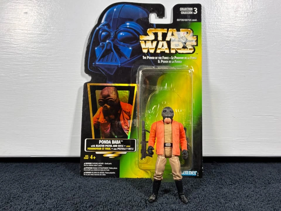 Lot of 3 1990’s Star Wars POTF Kenner 3.75” Action Figures - photo 5