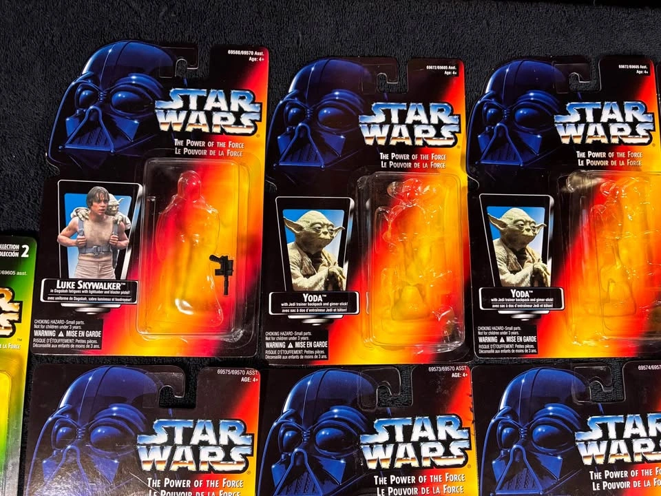 Lot of 9 Star Wars 1990’s Power of the Force 3.75” Action Figure - photo 2