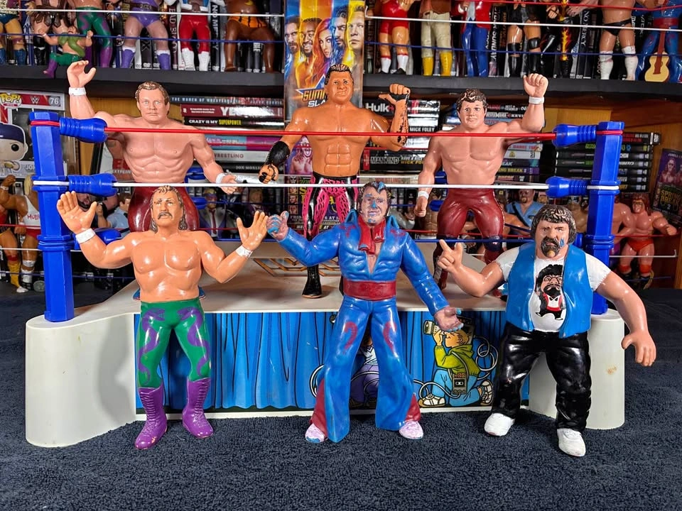 6 WWF / WWE LJN 1980’s 8” Rubber Wrestling Figures - Honky Tonk