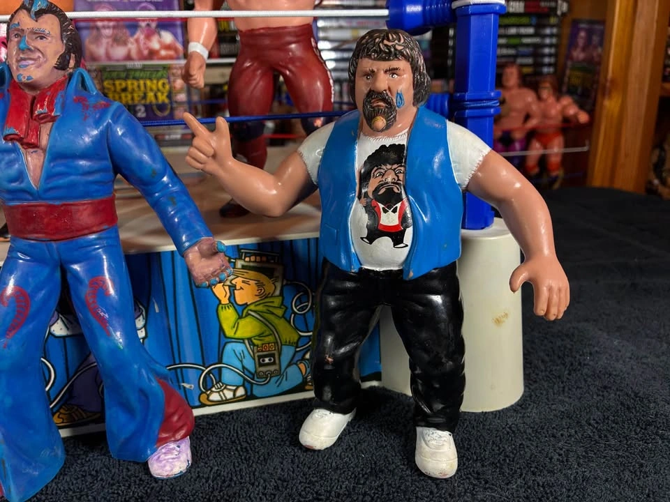 6 WWF / WWE LJN 1980’s 8” Rubber Wrestling Figures - Honky Tonk - photo 4