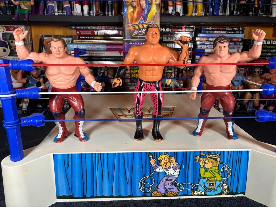 6 WWF / WWE LJN 1980’s 8” Rubber Wrestling Figures - Honky Tonk - photo 5