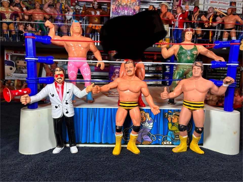 5 WWF / WWE LJN 1980’s 8” Rubber Wrestling Figures - Killer Bees