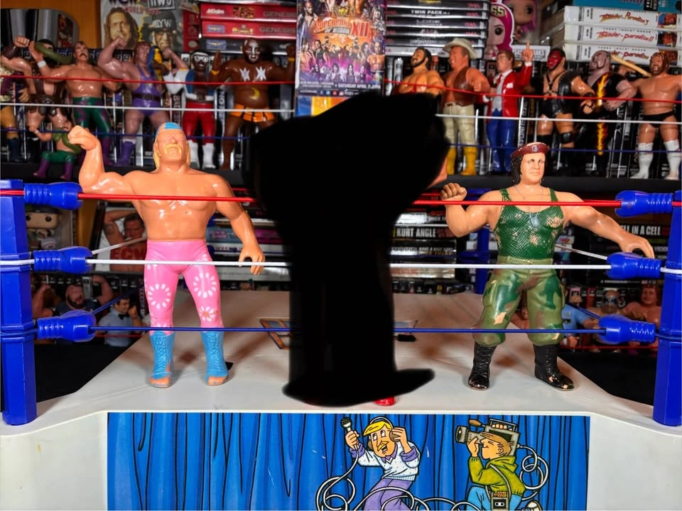 5 WWF / WWE LJN 1980’s 8” Rubber Wrestling Figures - Killer Bees - photo 5