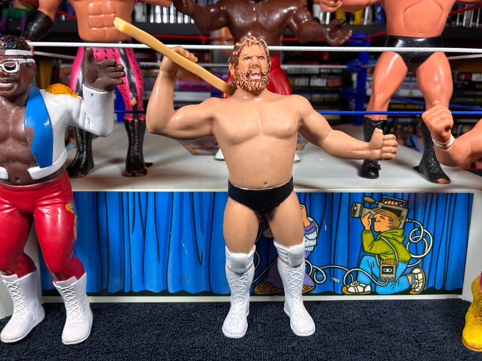 6 WWF / WWE LJN 1980’s 8” Rubber Wrestling Figures - Hacksaw - photo 3