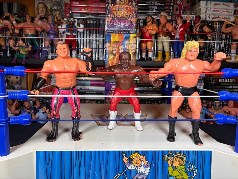 6 WWF / WWE LJN 1980’s 8” Rubber Wrestling Figures - Hacksaw - photo 5
