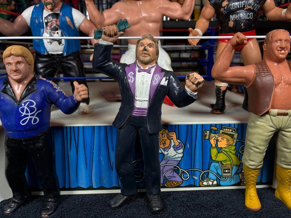 6 WWF WWE LJN 1980’s 8” Rubber Wrestling Figures - MDM - photo 3