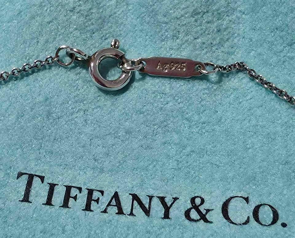 Tiffany & Co. Mini Double Heart Tag Pendant Necklace/Silver - photo 5