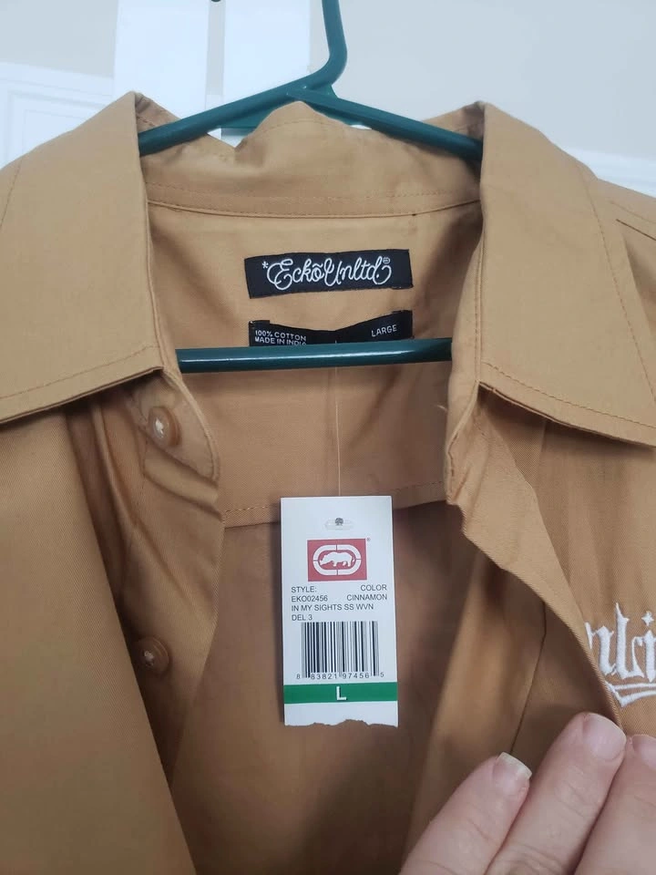 Ecko Unltd Large Work Short Sleeve Button Up Shirt - photo 3