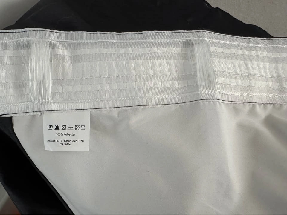 96” Blackout Curtains – 2 Panels - photo 2