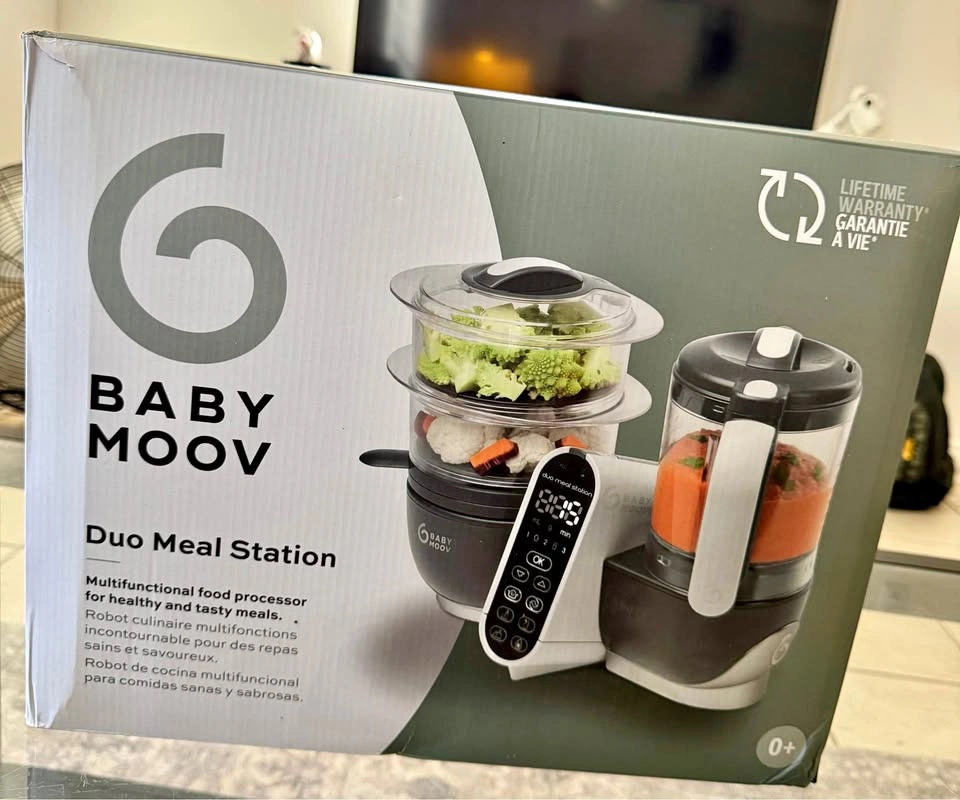 BABY MOOV Duo Meal Station baby food maker steamer blender
