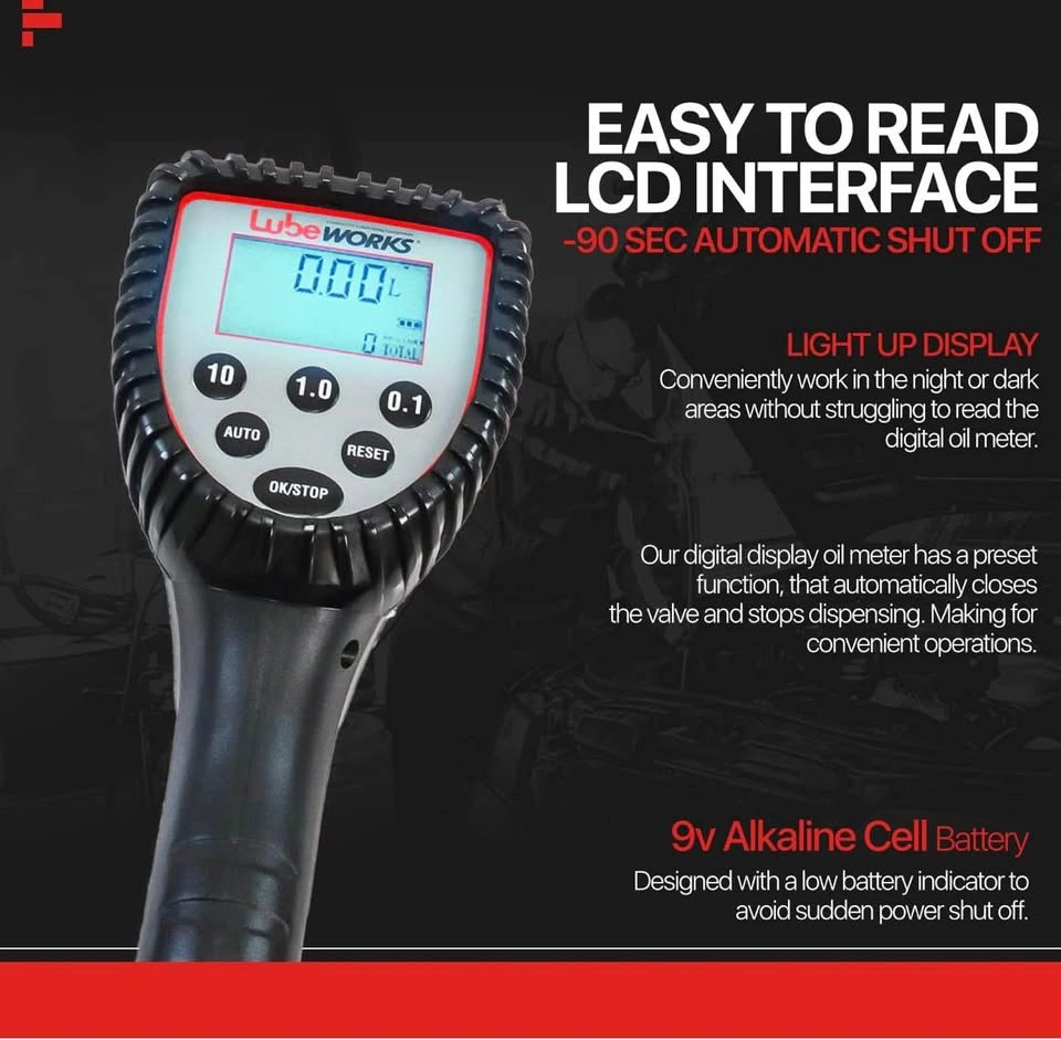 LubeWORKS Digital Oil Control Valve Meter BD160 - photo 3