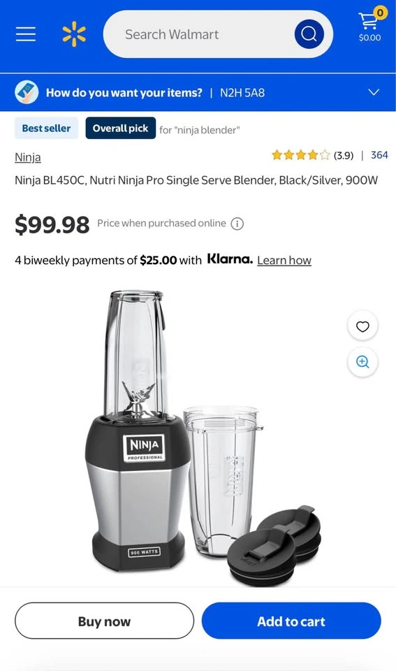 Brand New - Ninja Professional 900 Watt Blender (BL450C) - photo 5