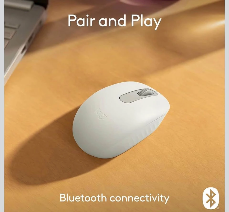 Logitech White Wireless Bluetooth Mouse - Brand New - photo 2