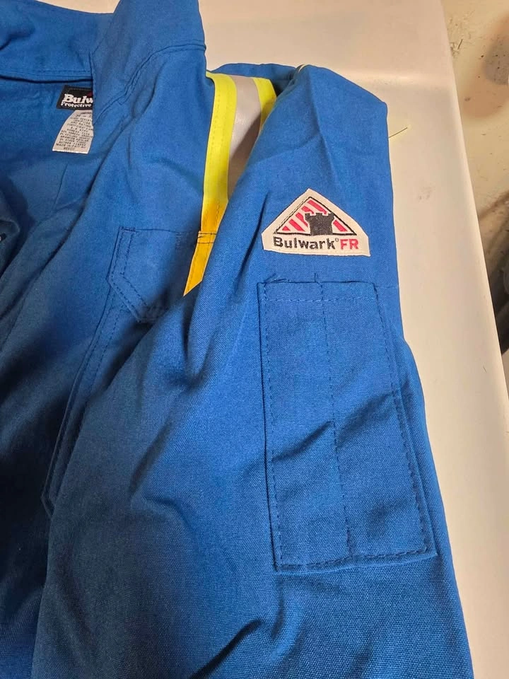 Men's FR Coverall Reflective Trim Royal Blue size 34 Reg - photo 4