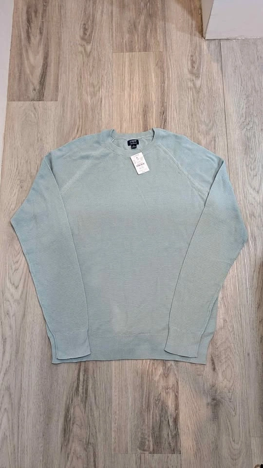 New J. Crew Light Blue Sweater - Size Large